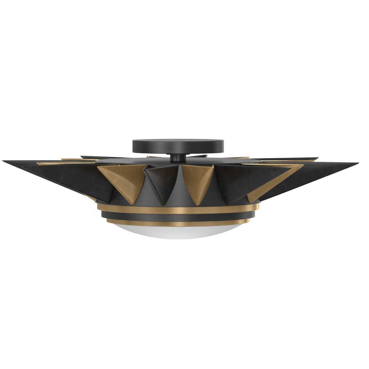 Robert Abbey Cosmos Flushmount in Deep Patina Bronze Finish   3D model_1