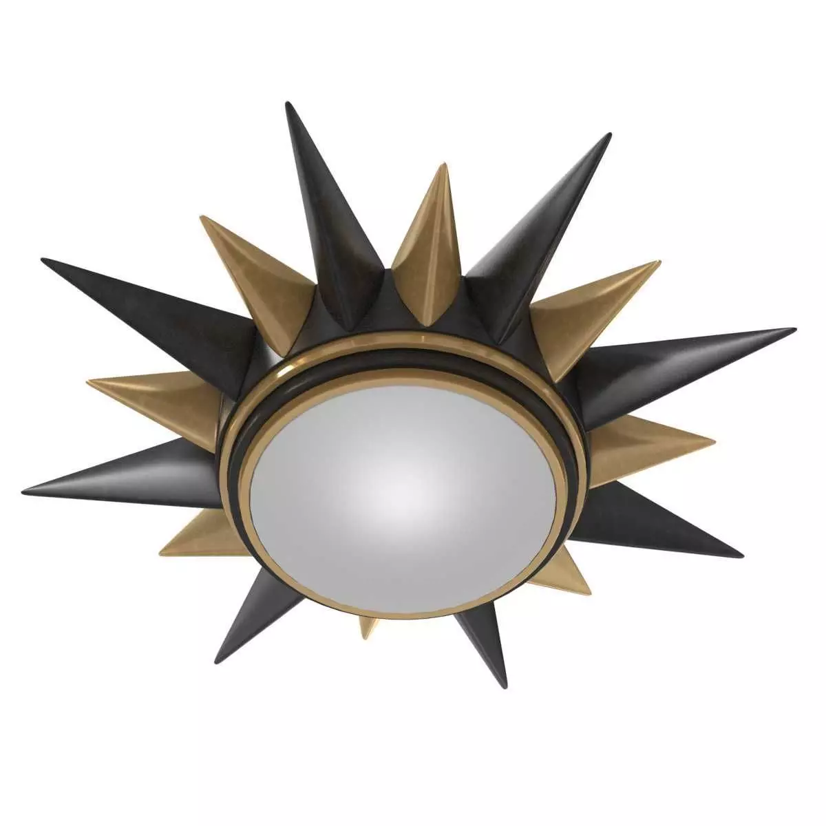 Robert Abbey Cosmos Flushmount in Deep Patina Bronze Finish   3D model_0