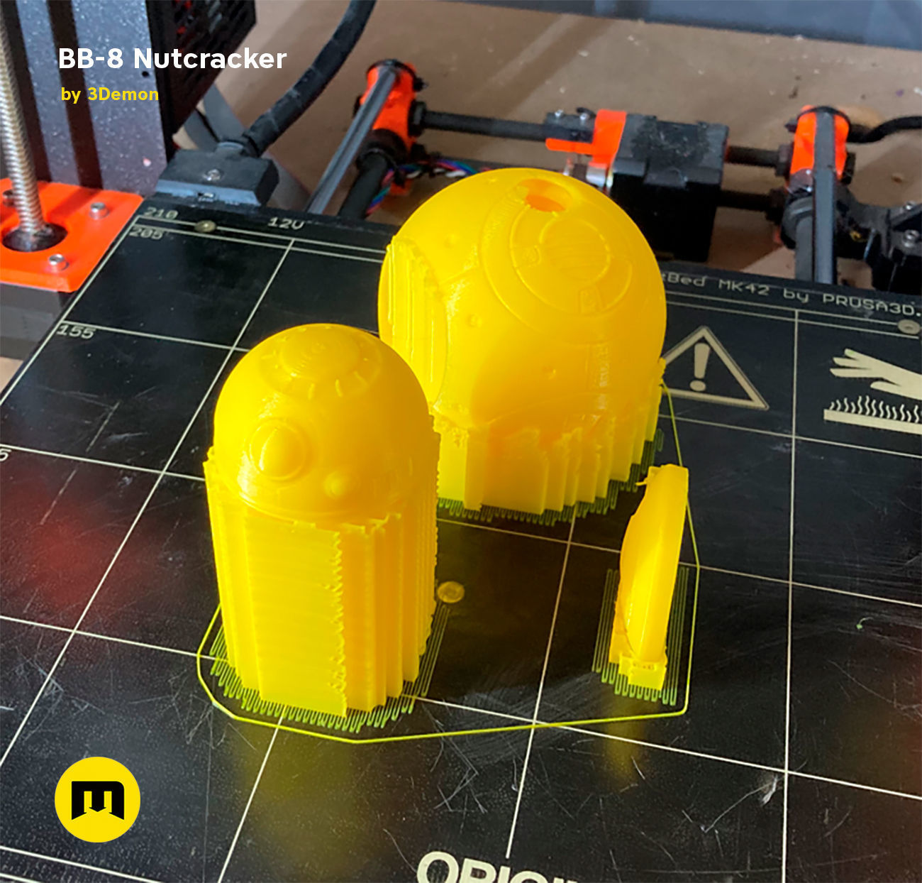 BB-8 Nutcracker 3D print model_6