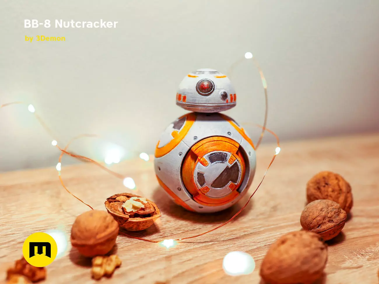 BB-8 Nutcracker 3D print model_0