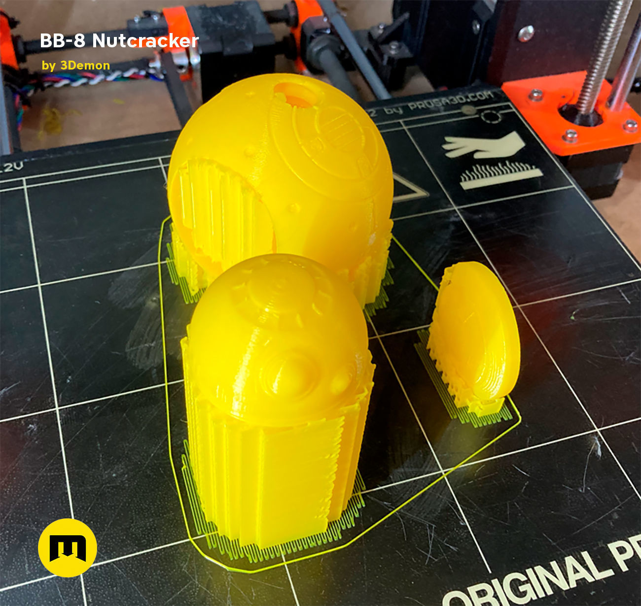 BB-8 Nutcracker 3D print model_7