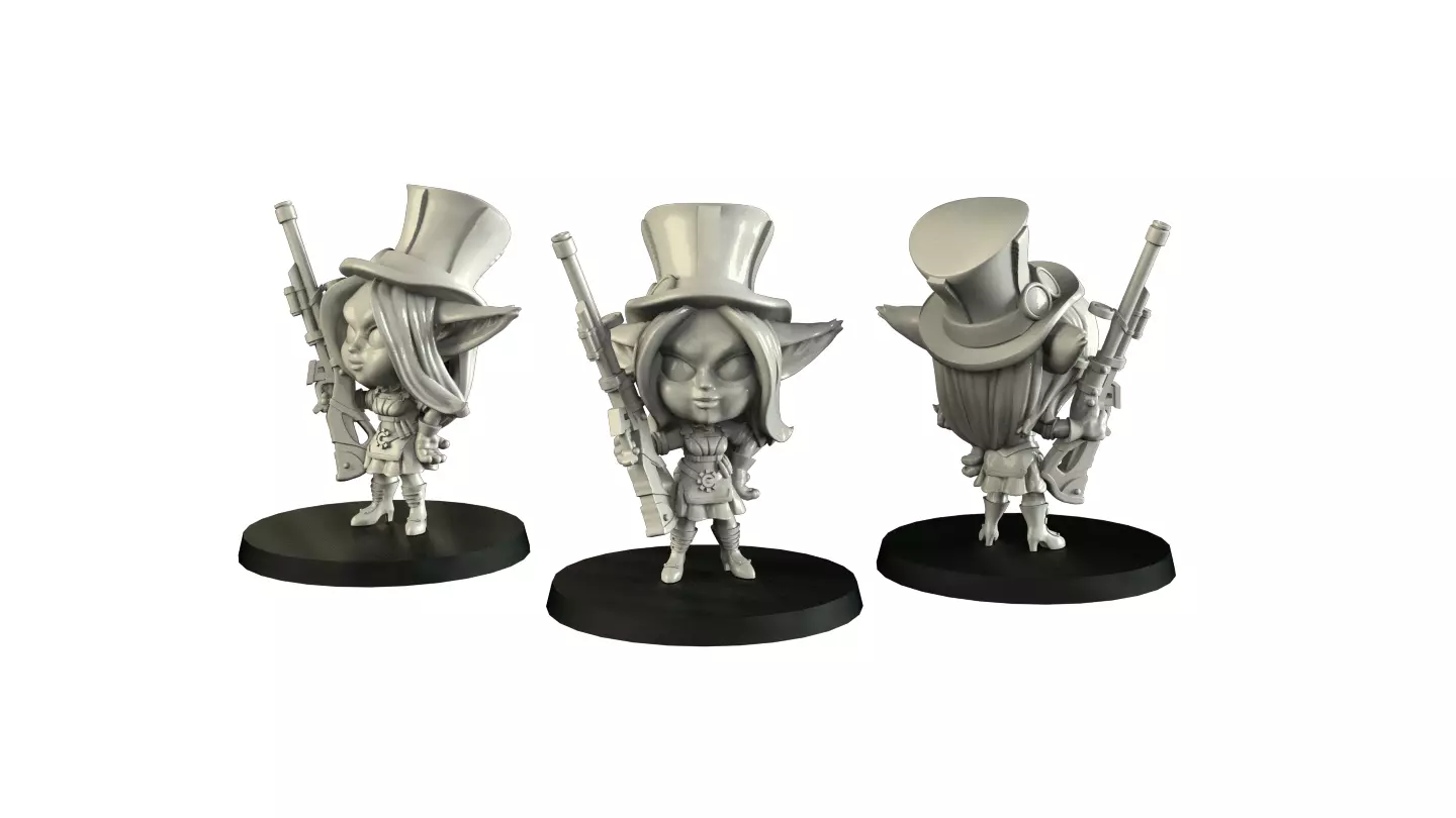 Yord Girl 3D print model