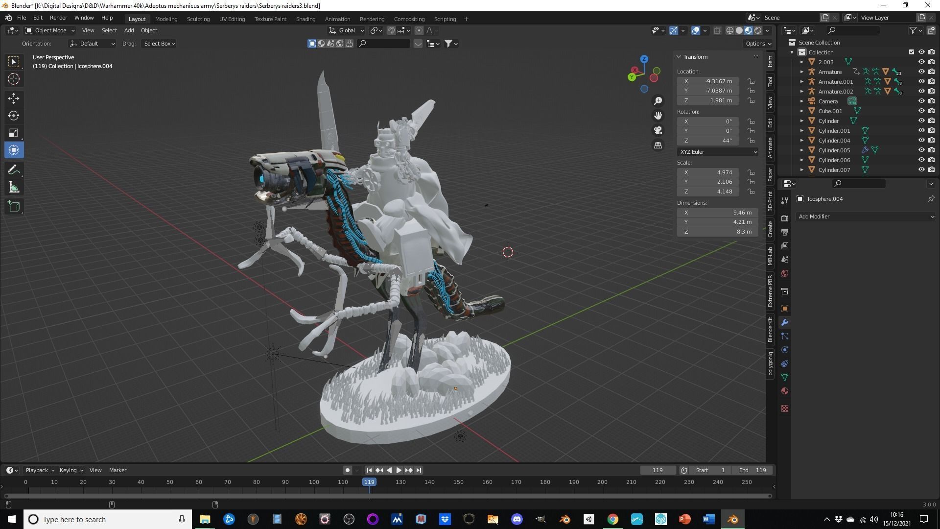 Sci-fi stalker raiders 3D print model_9