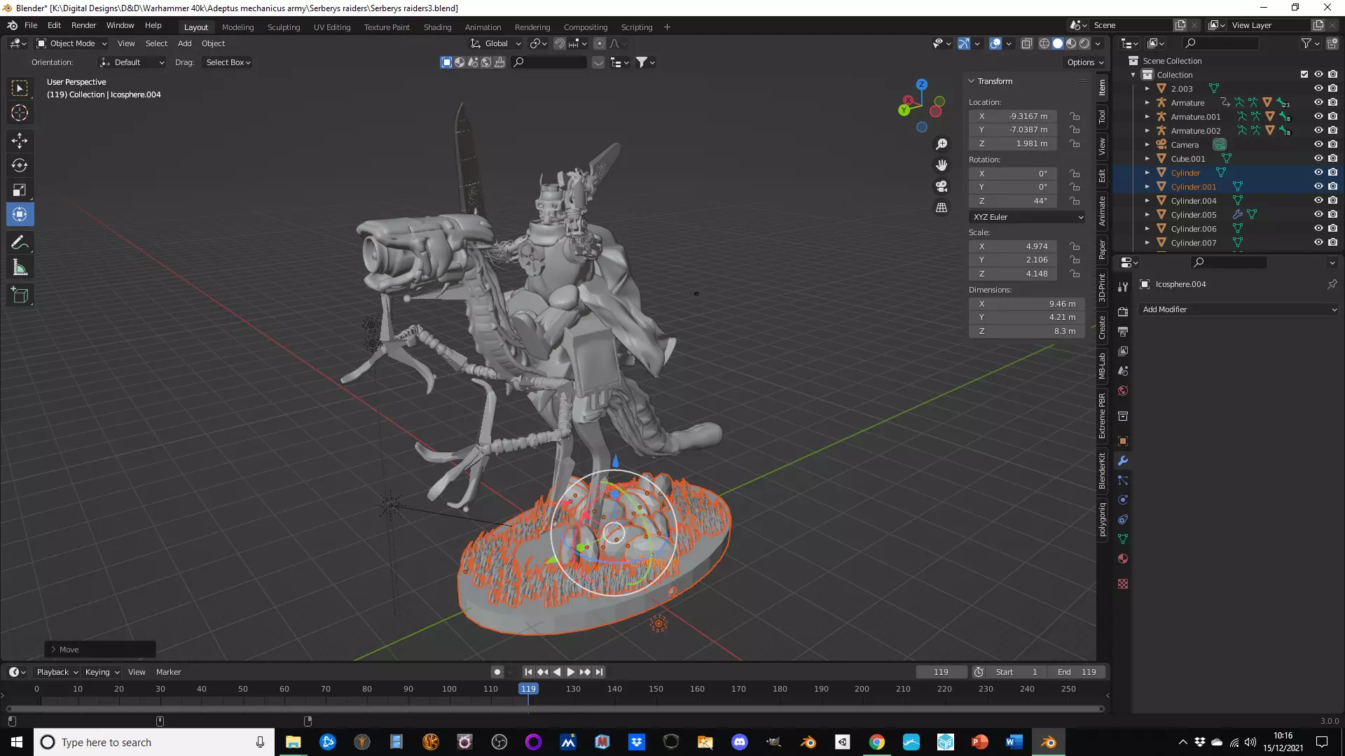 Sci-fi stalker raiders 3D print model_0