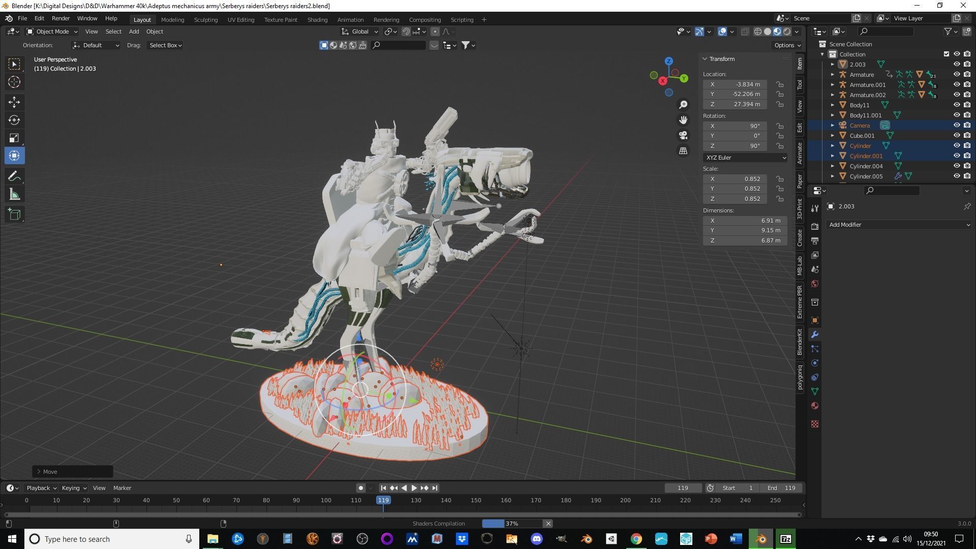 Sci-fi stalker raiders 3D print model_7