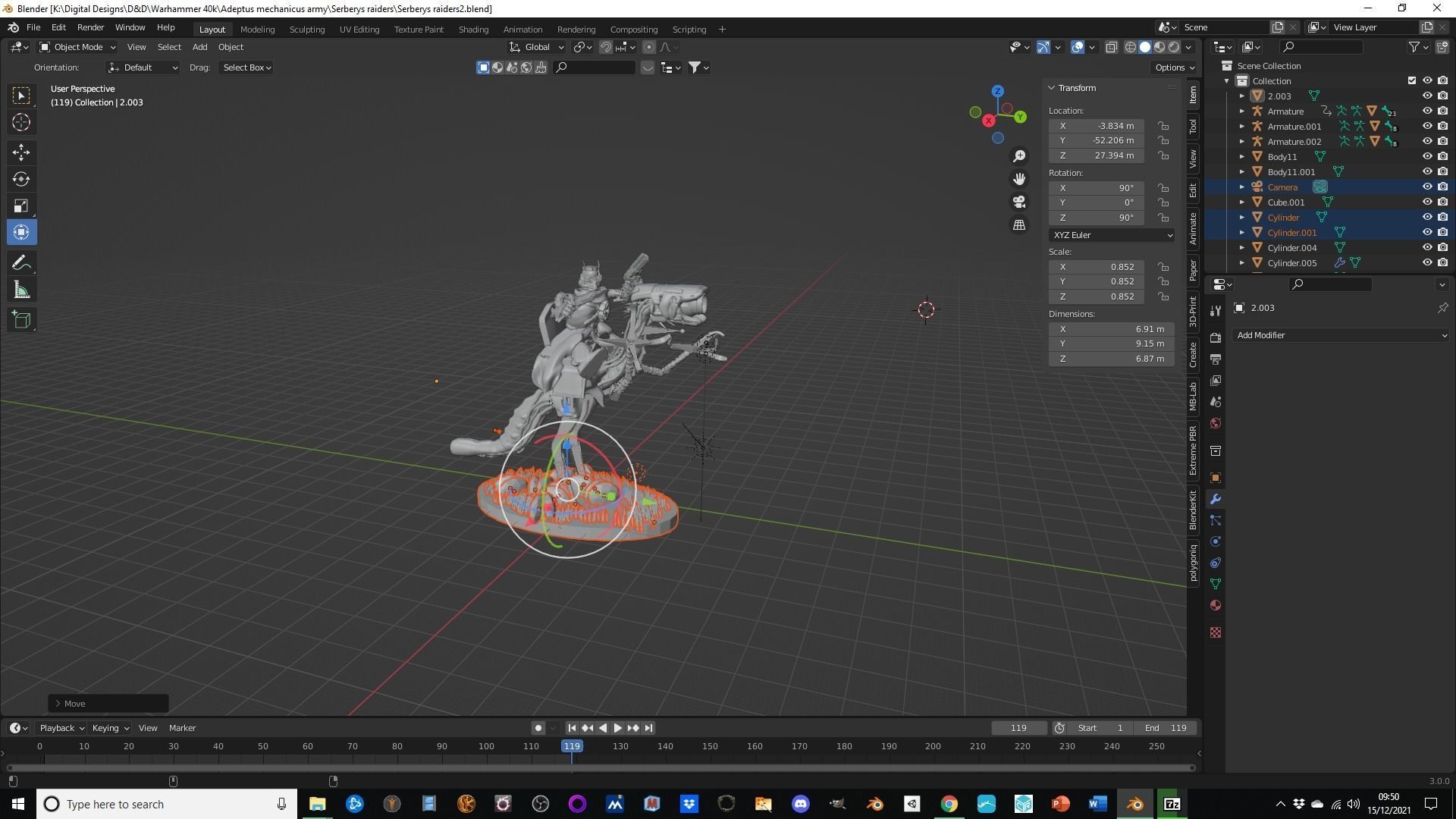 Sci-fi stalker raiders 3D print model_2