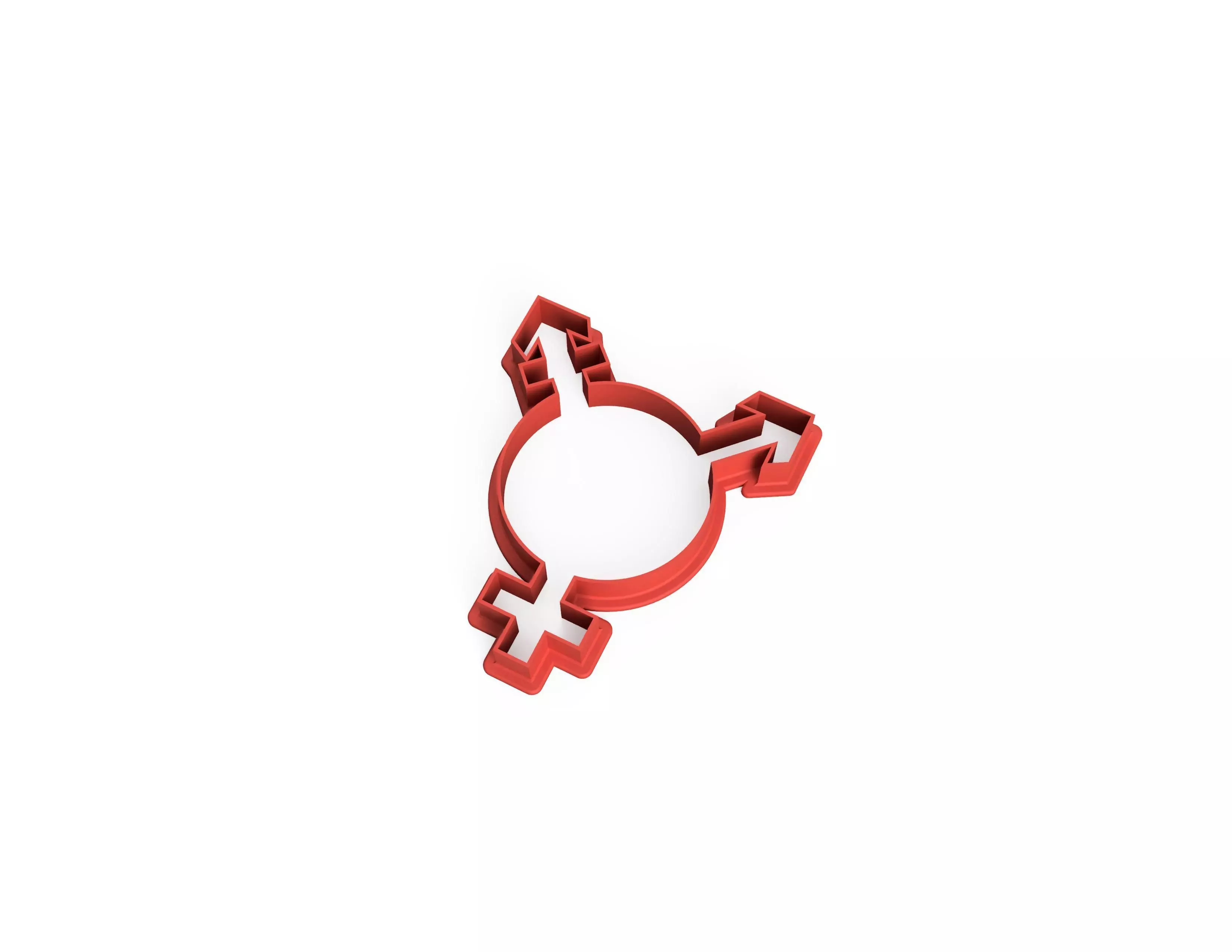 HBTQ Cookie Clay Cutter 3D print model_0
