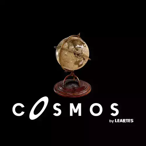 Vintage Globe Low-poly 3D model