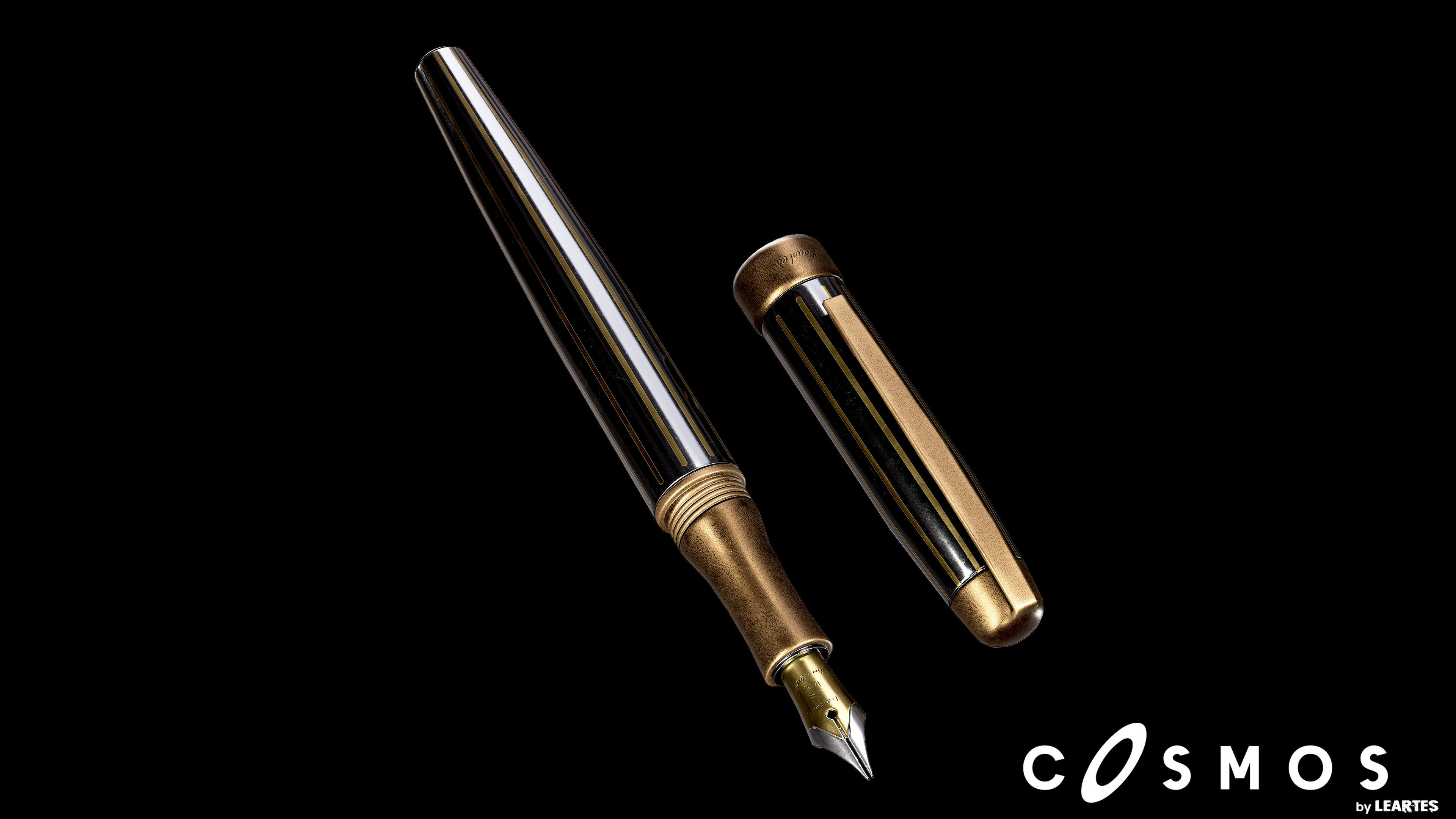 Vintage Pen Low-poly 3D model_1