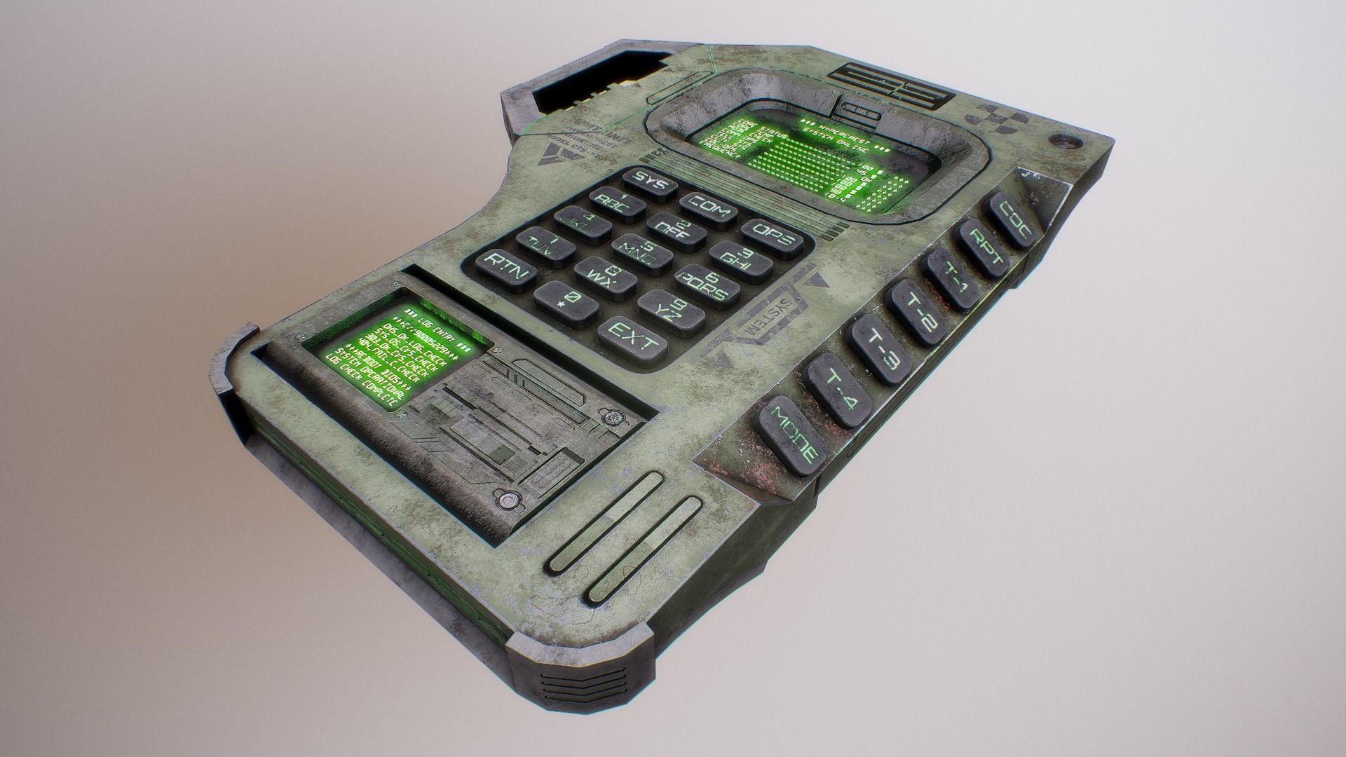 PBR Futuristic Electronic Multi-Tool Low-poly 3D model_20