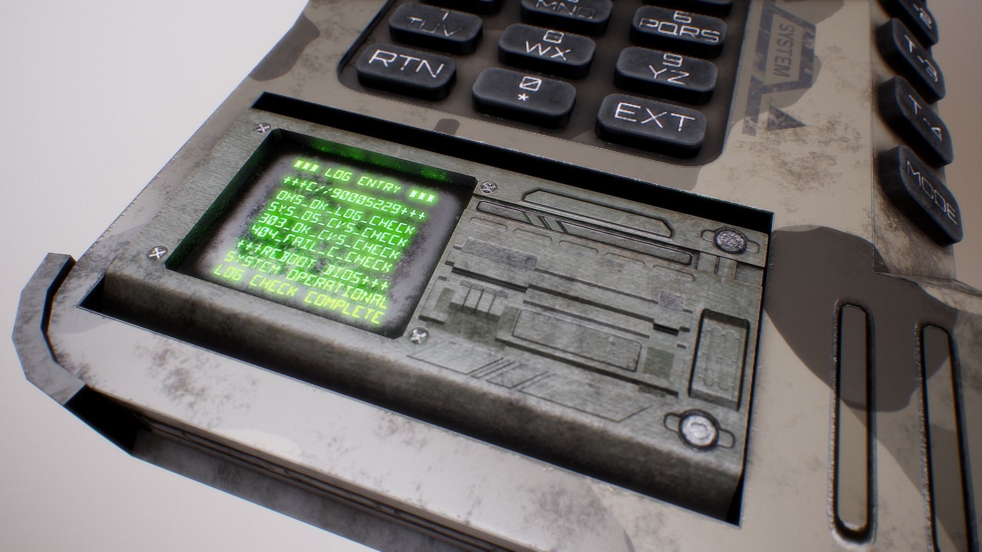 PBR Futuristic Electronic Multi-Tool Low-poly 3D model_13