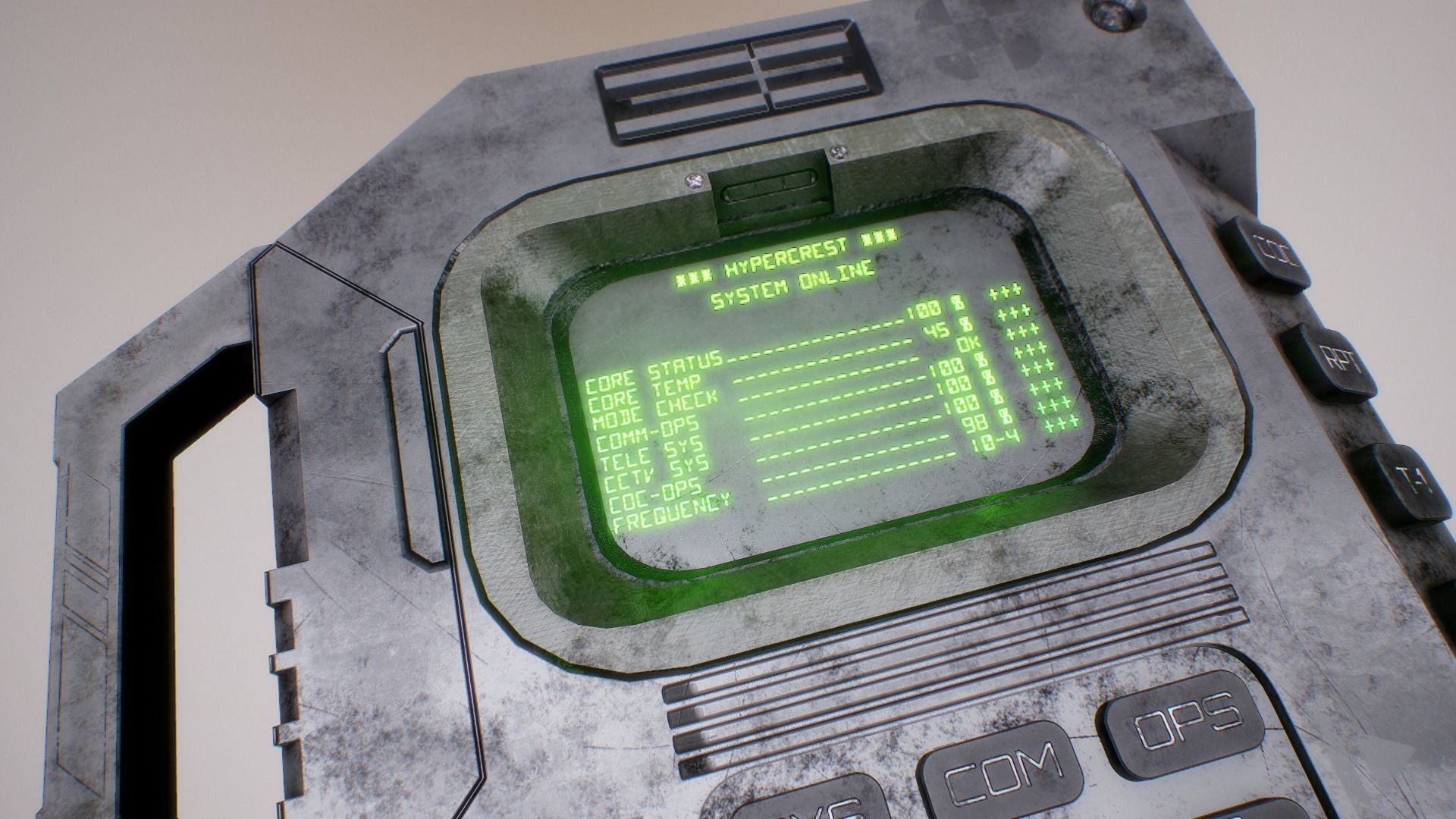 PBR Futuristic Electronic Multi-Tool Low-poly 3D model_9