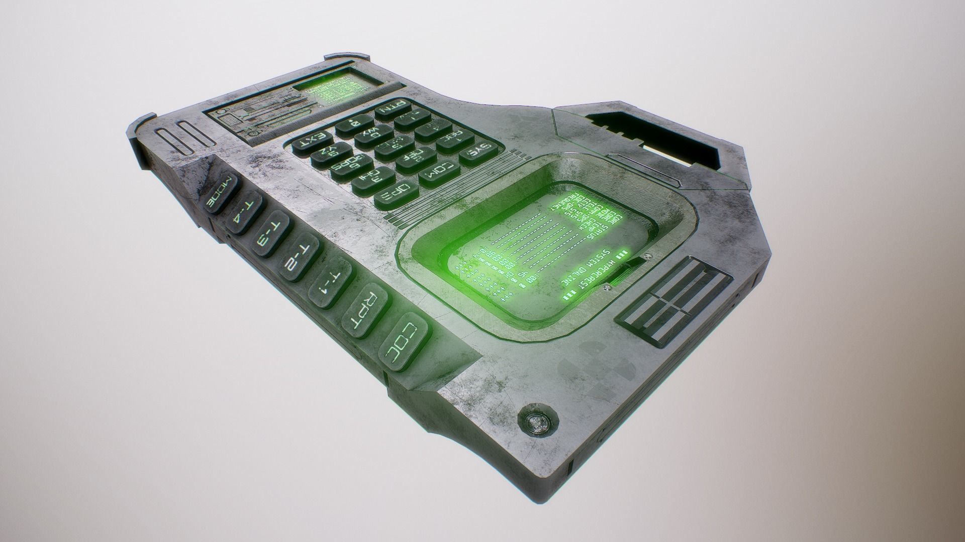 PBR Futuristic Electronic Multi-Tool Low-poly 3D model_24