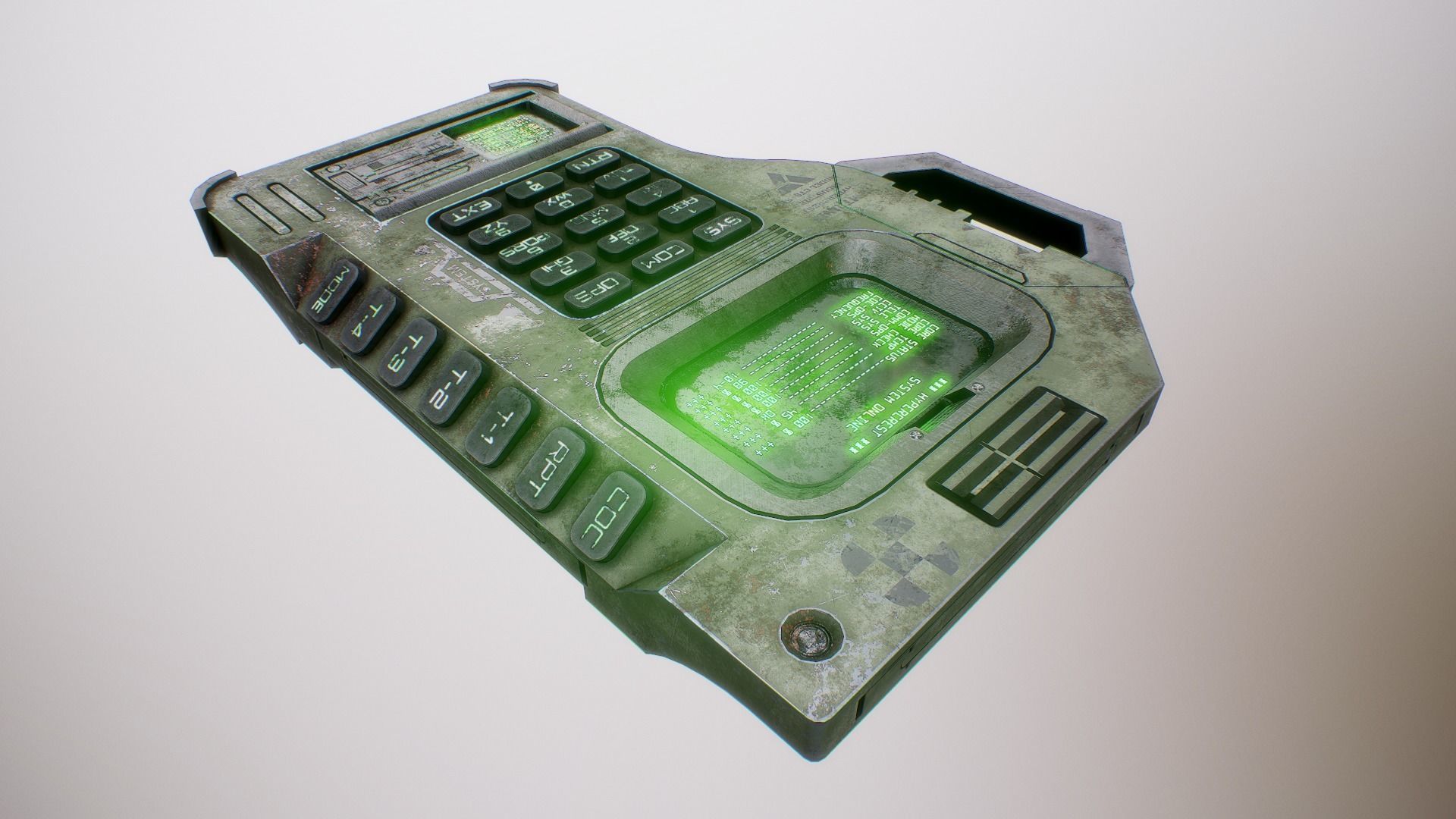 PBR Futuristic Electronic Multi-Tool Low-poly 3D model_23