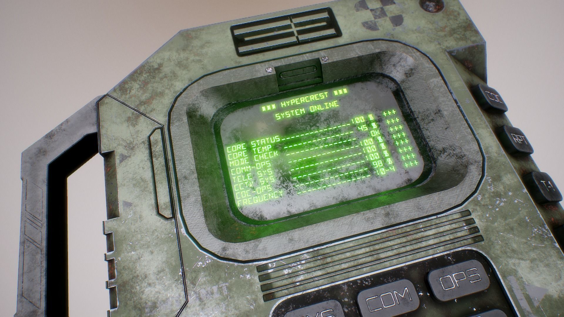 PBR Futuristic Electronic Multi-Tool Low-poly 3D model_8