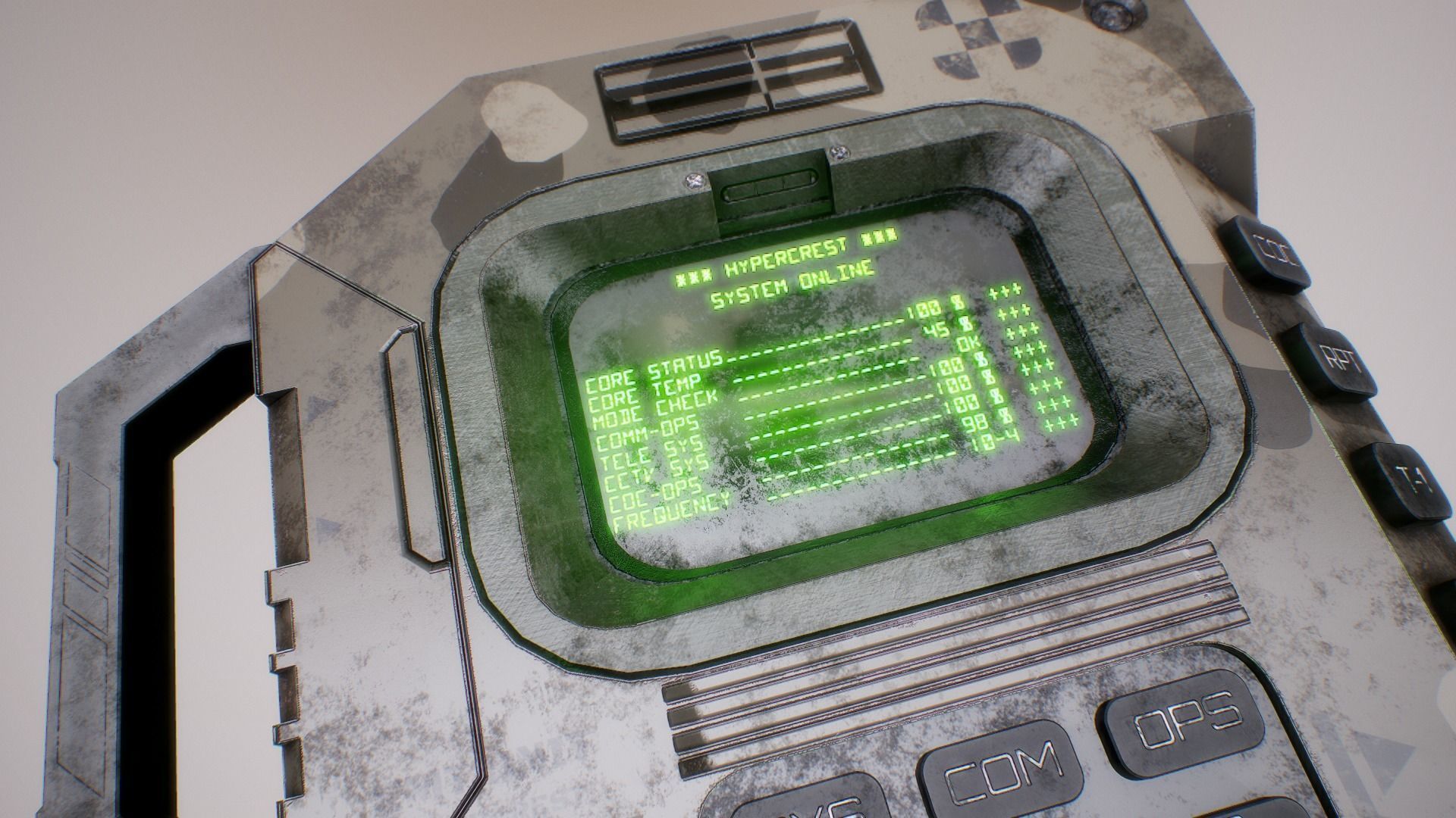 PBR Futuristic Electronic Multi-Tool Low-poly 3D model_10