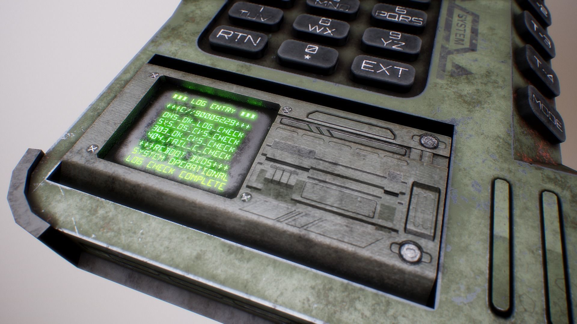 PBR Futuristic Electronic Multi-Tool Low-poly 3D model_11