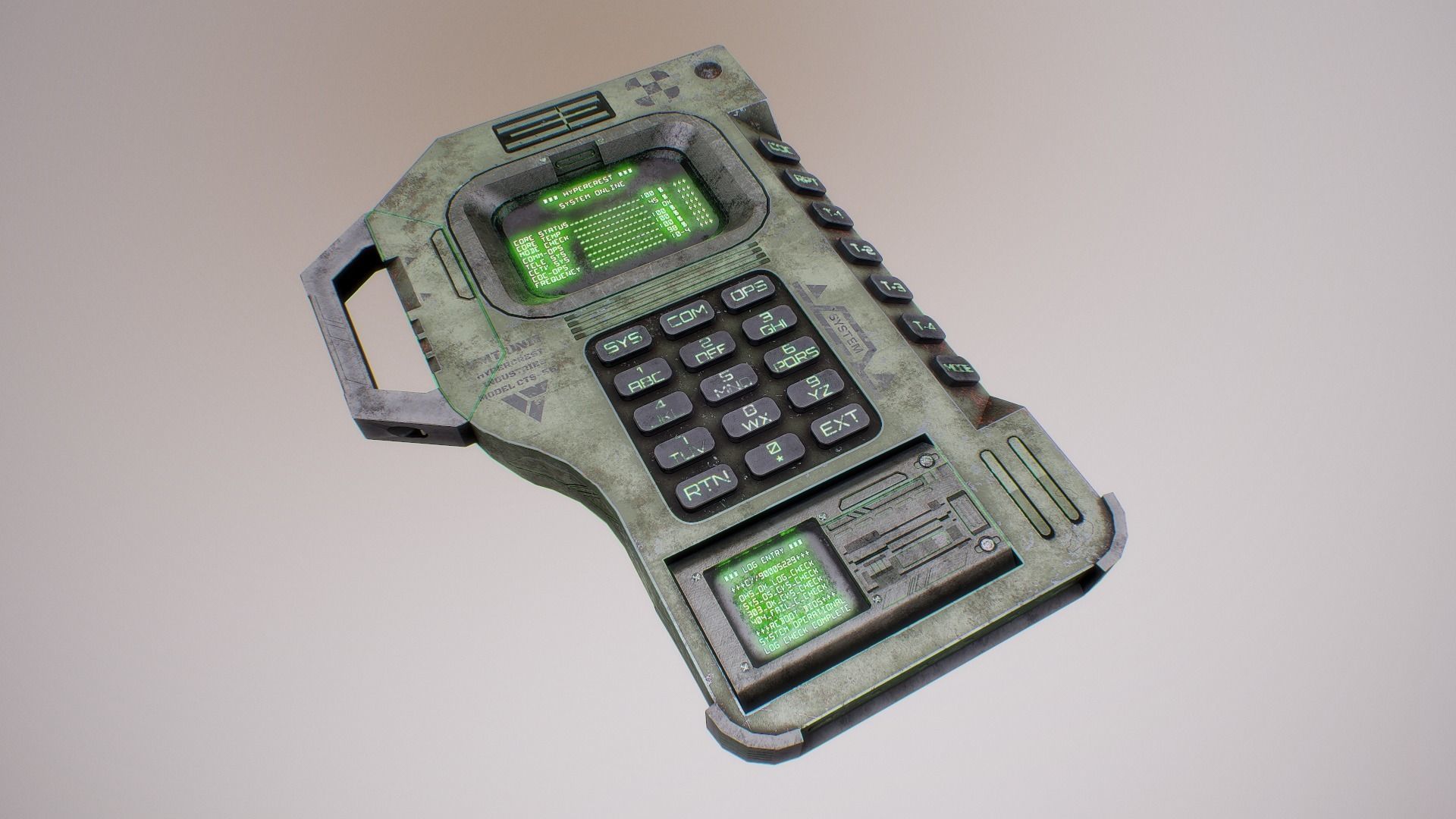 PBR Futuristic Electronic Multi-Tool Low-poly 3D model_5