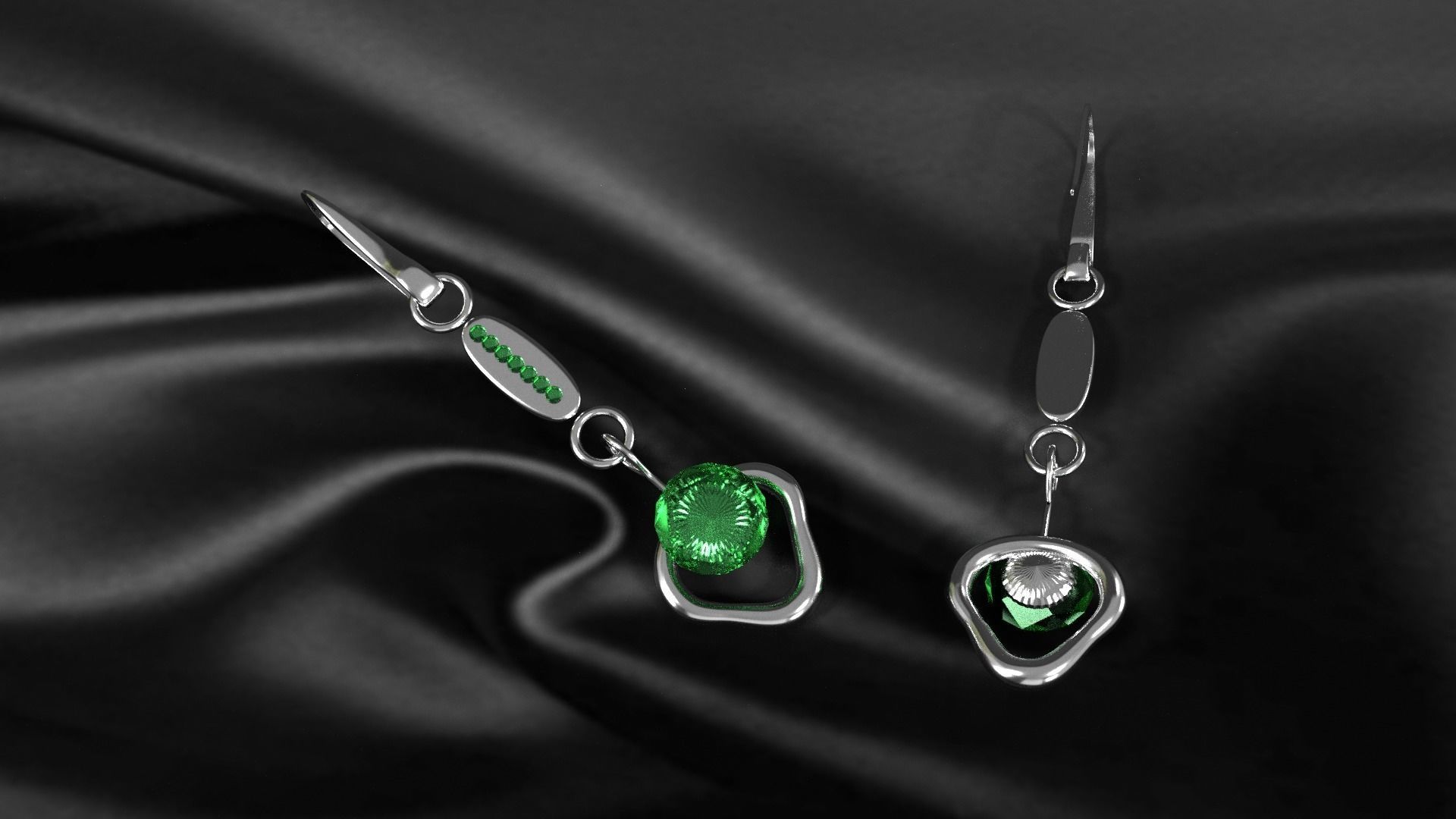 earrings 007 3D model_4