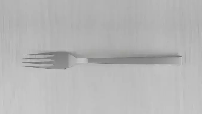 Fork 3D model 3D model