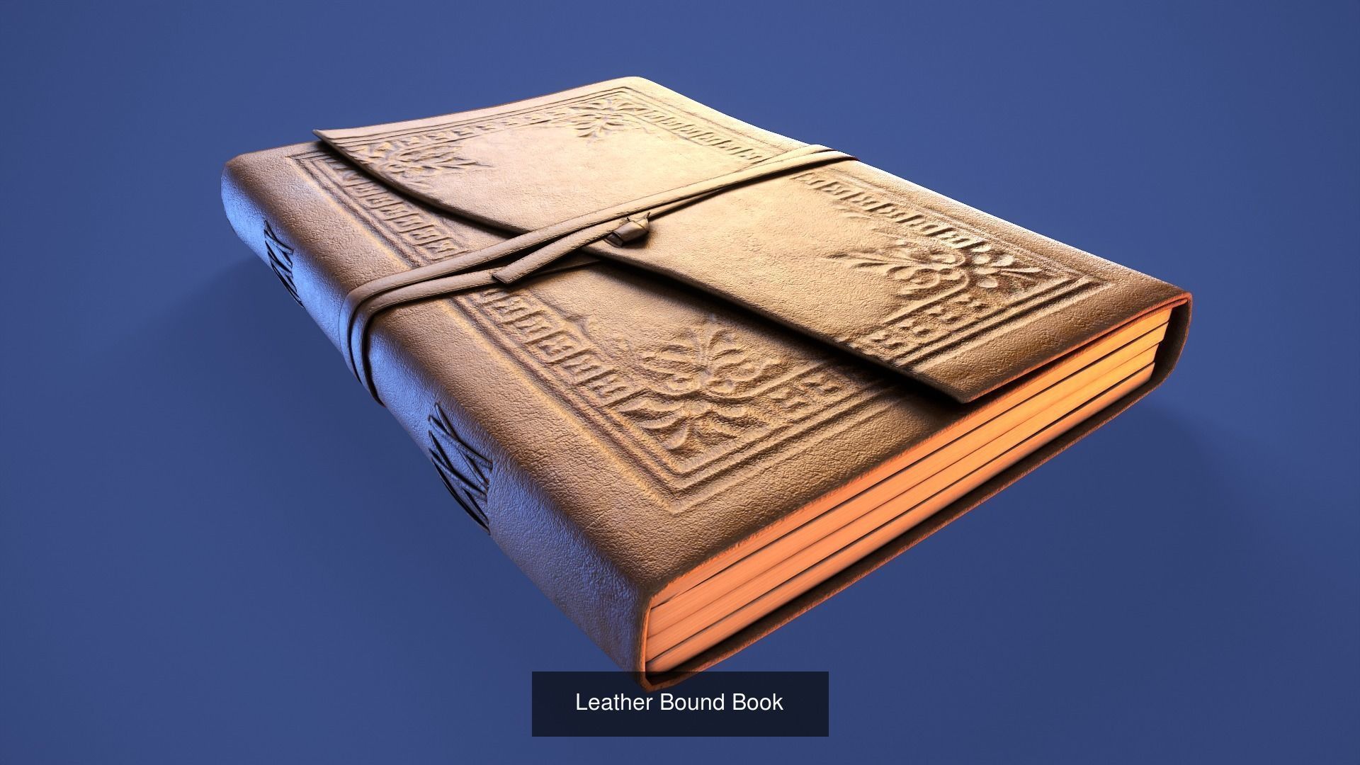 Books and Bookshelf Game props 3D Model Collection_10