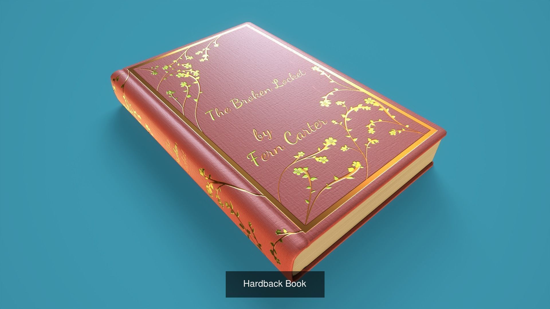 Books and Bookshelf Game props 3D Model Collection_7