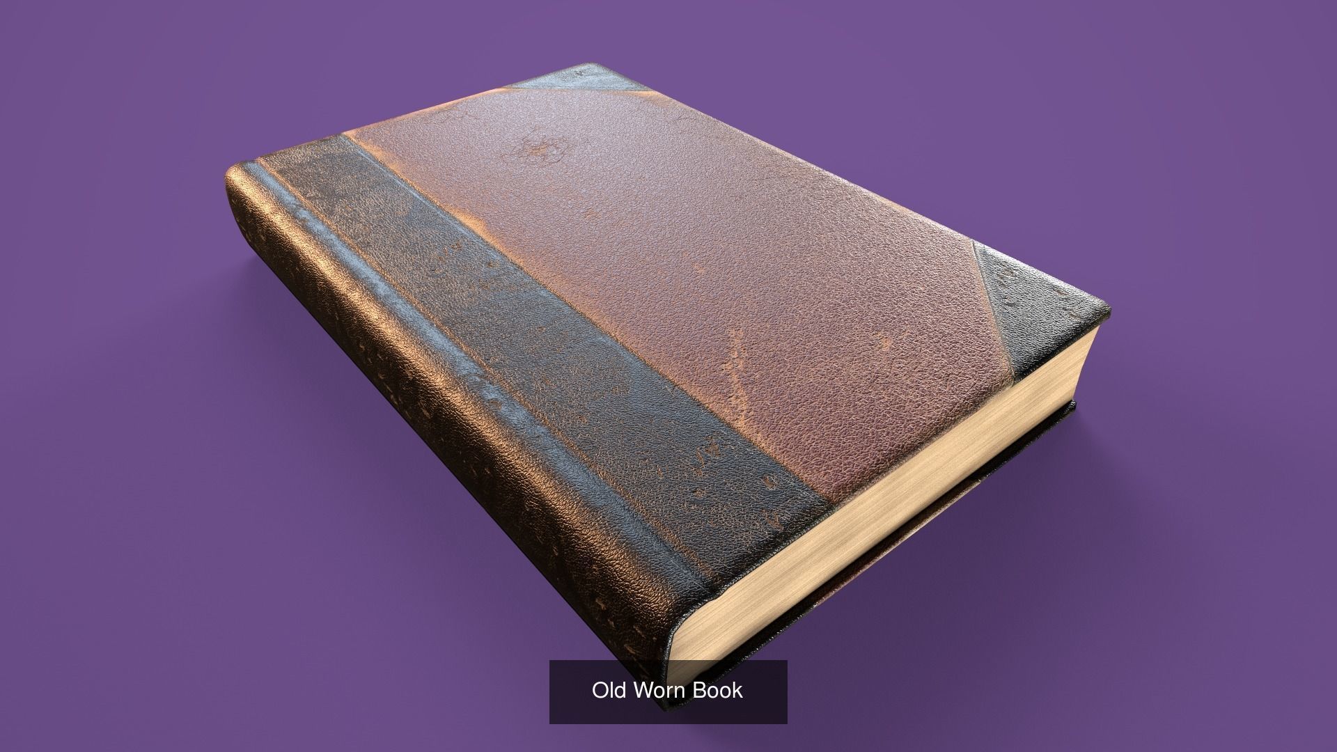 Books and Bookshelf Game props 3D Model Collection_8