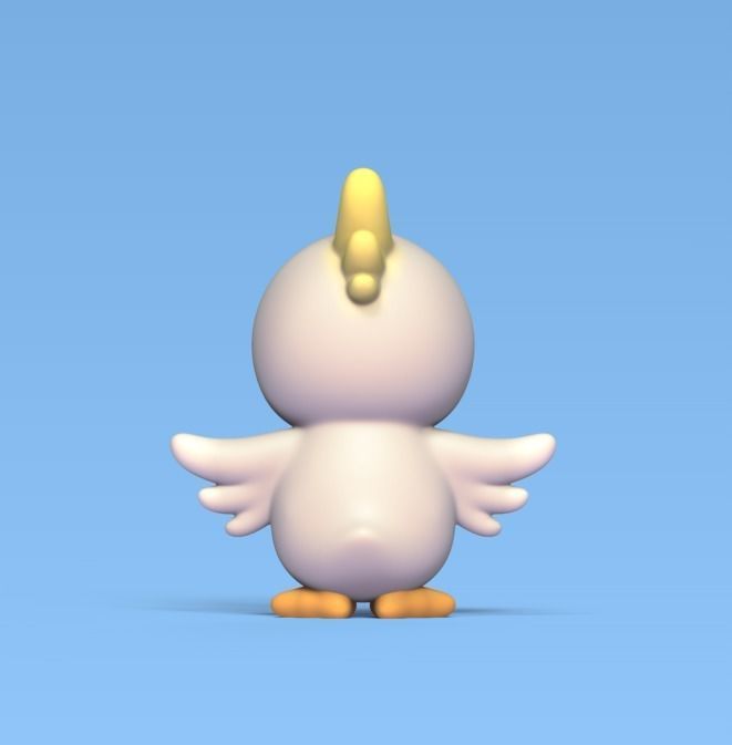 Little Cockatiel 3D print model_2