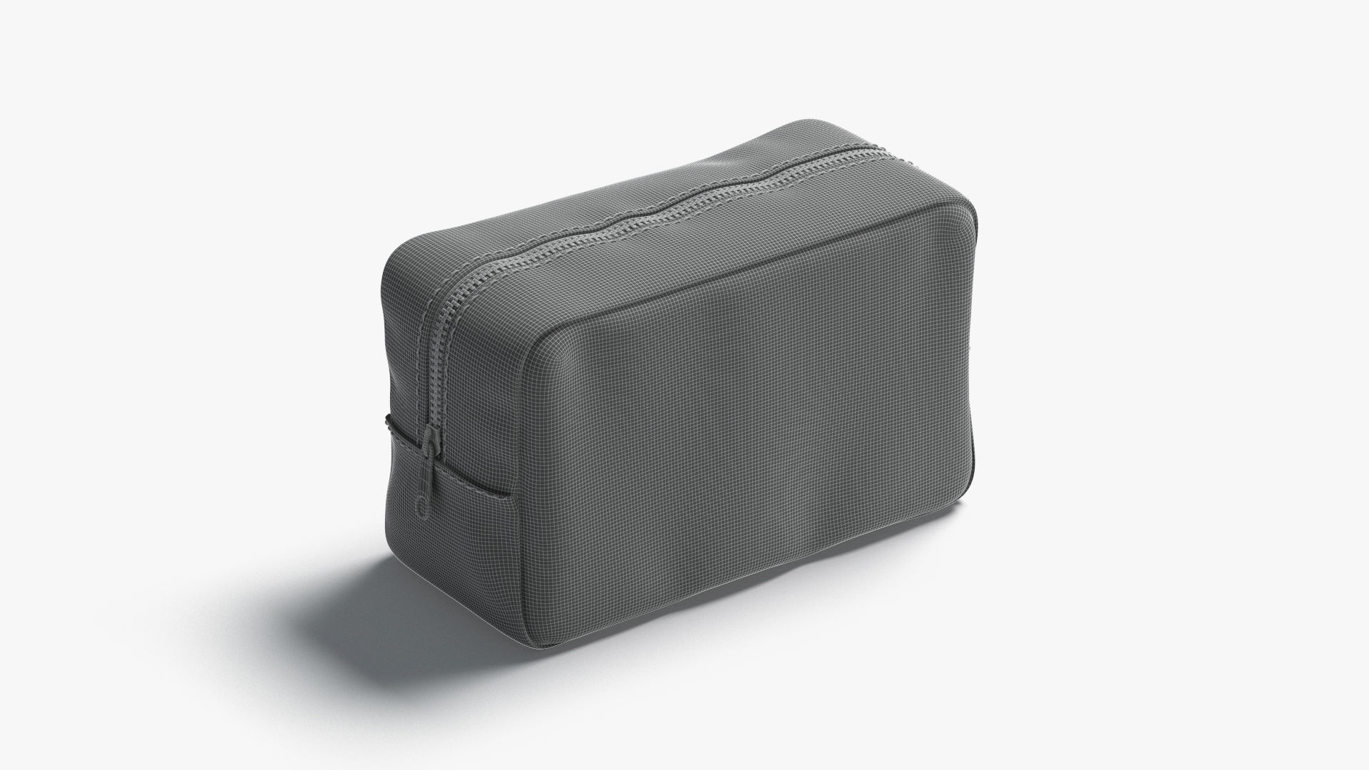 Cosmetic Bag Low-poly 3D model_8