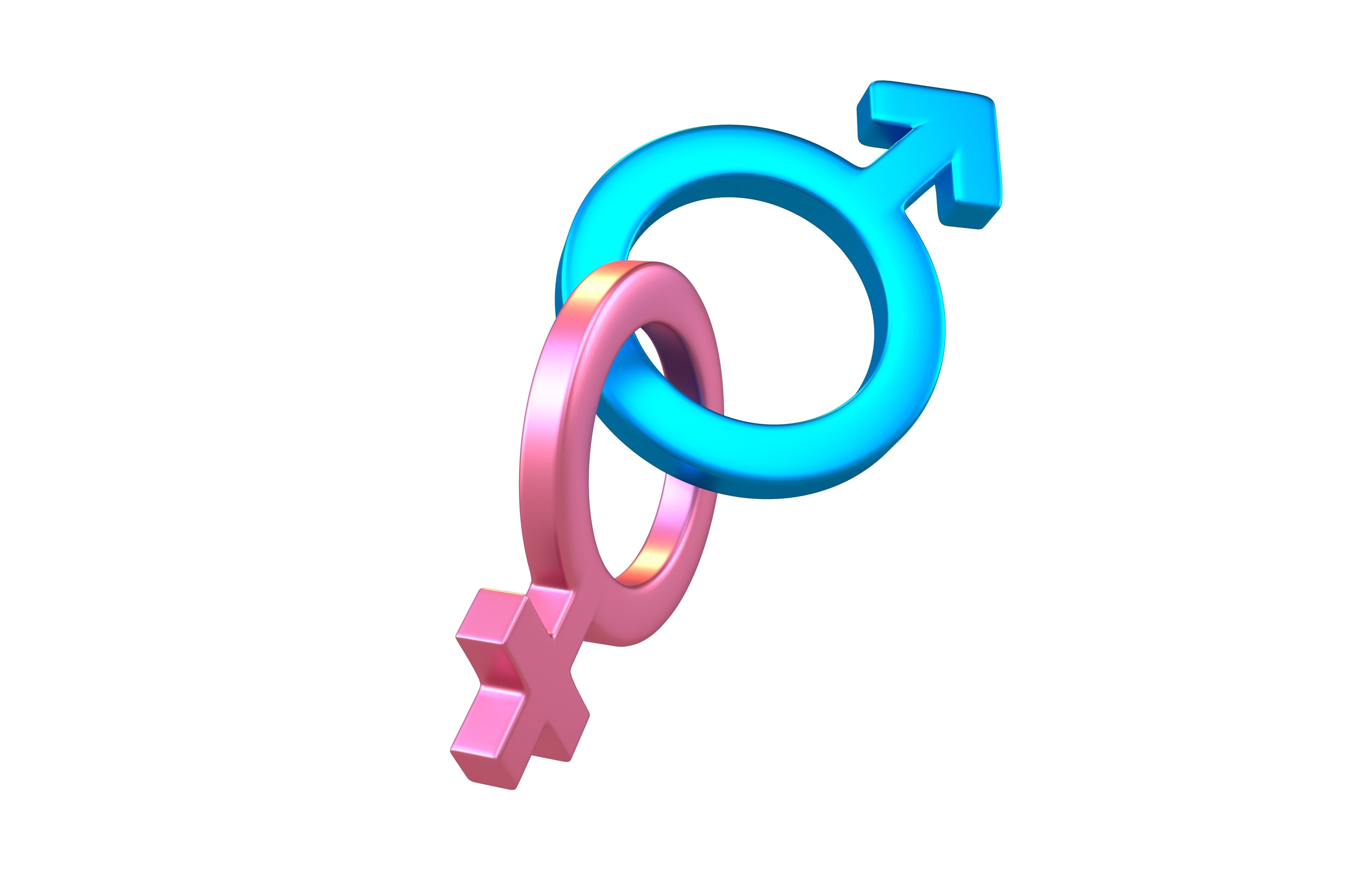 Gender Symbol v5 003 Low-poly 3D model_3