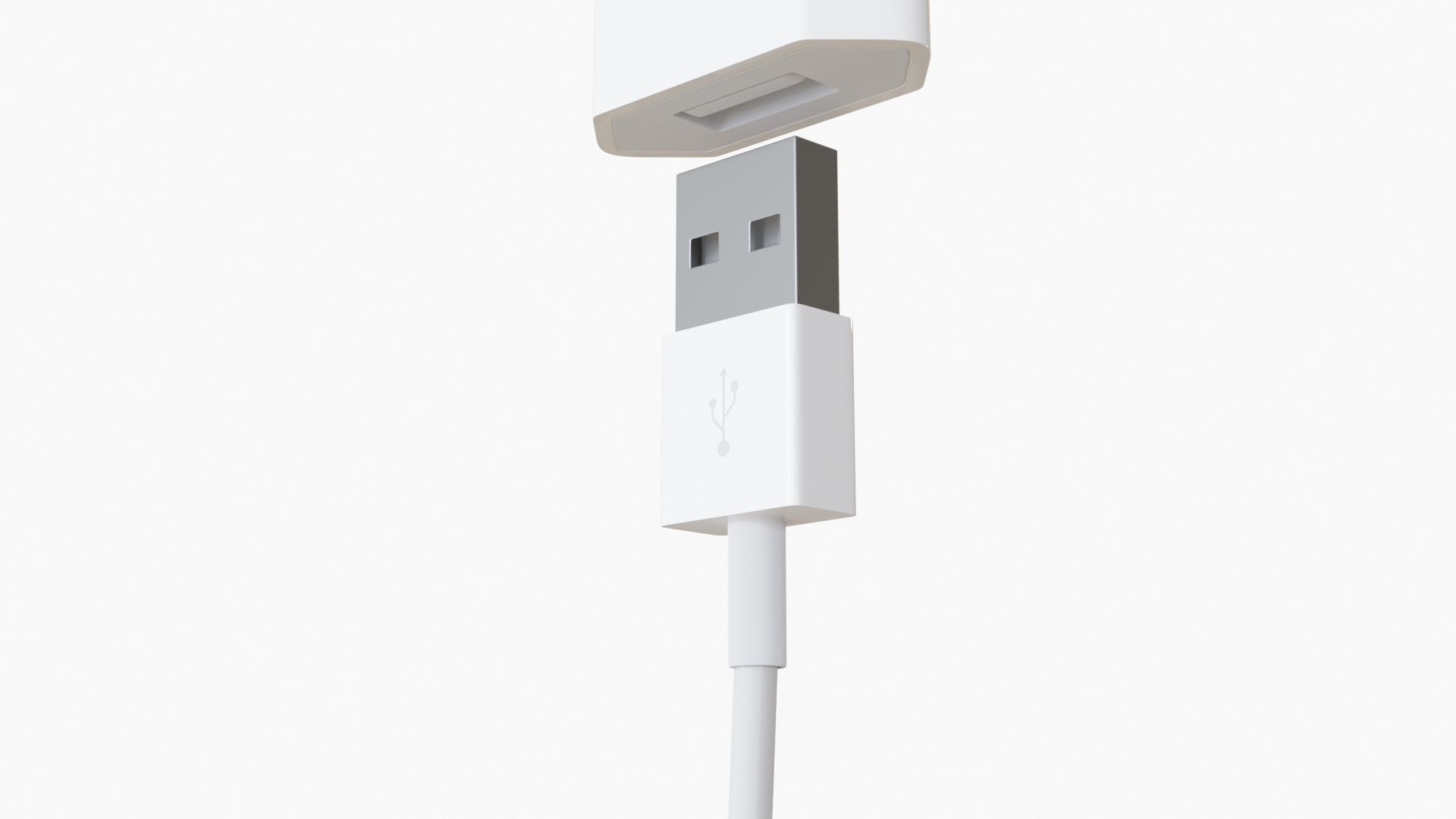 APPLE - IPhone Charger White 3D model_3