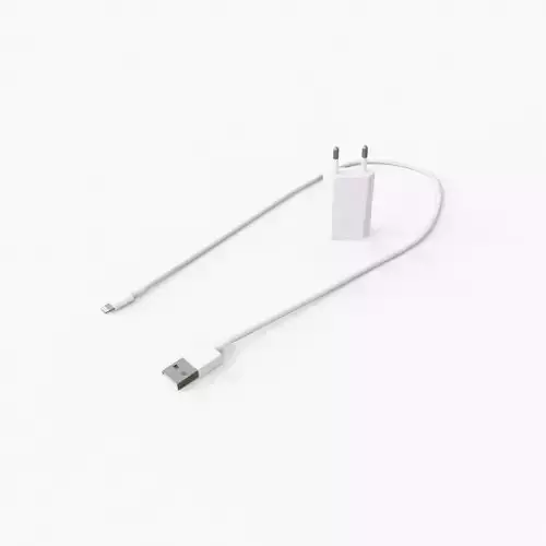 APPLE - IPhone Charger White 3D model