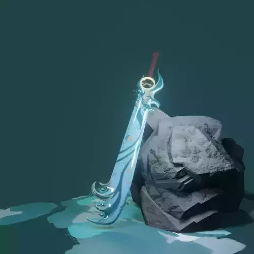 Tidalsword sword Free 3D model