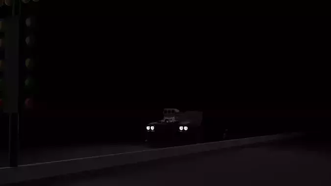 Supercharged Dodge Challenger