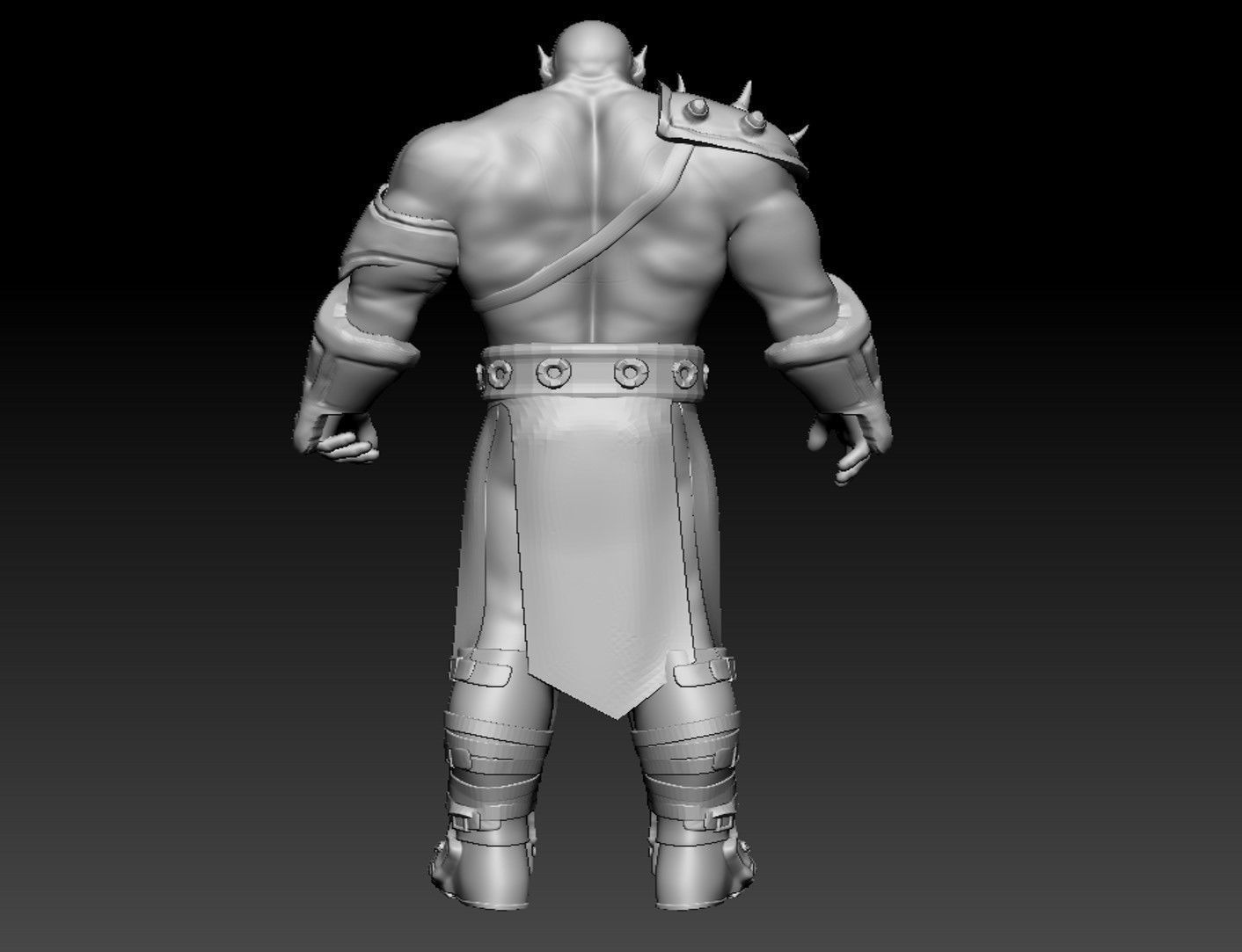 Orc warrior  3D model_7