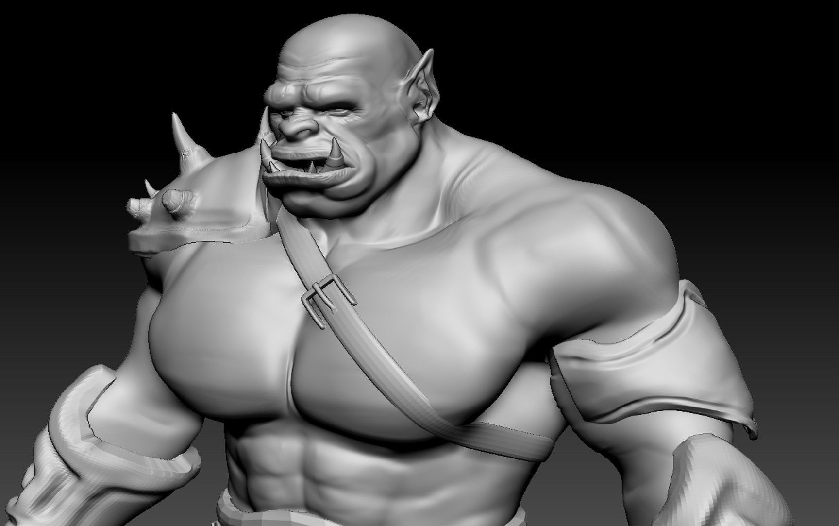 Orc warrior  3D model_1