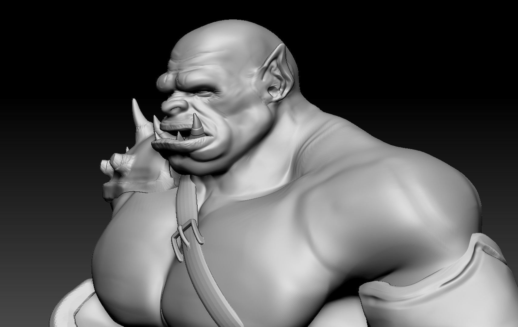 Orc warrior  3D model_2