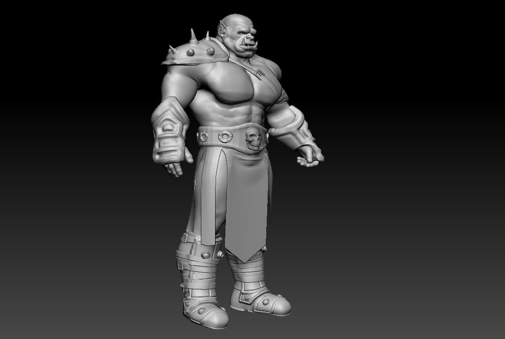 Orc warrior  3D model_6