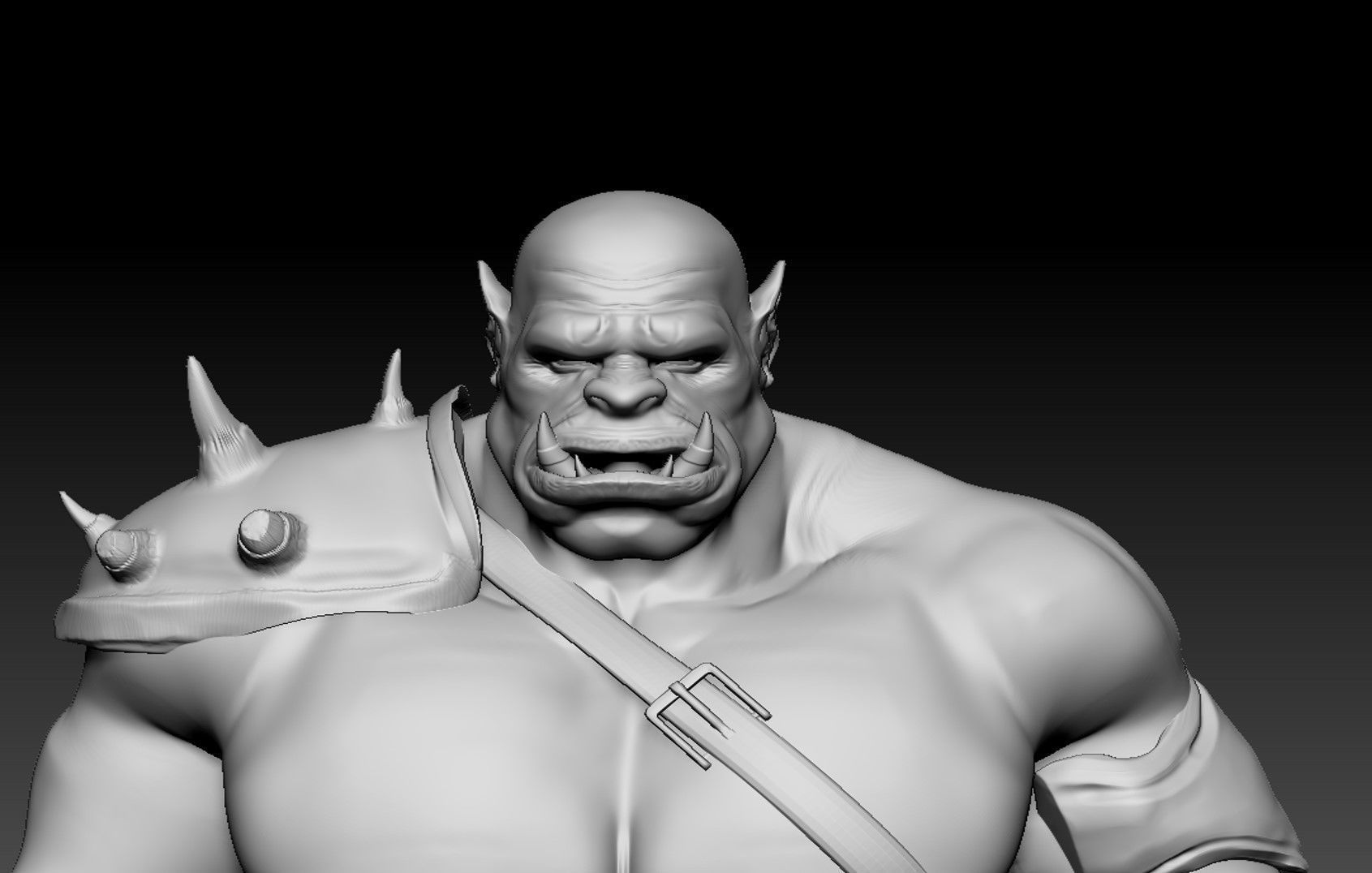 Orc warrior  3D model_3