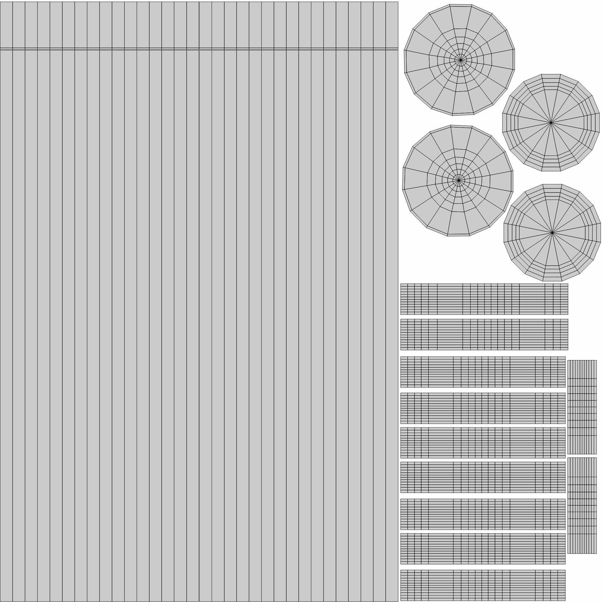 Nunchucks two wooden sticks on chain 3D model_7