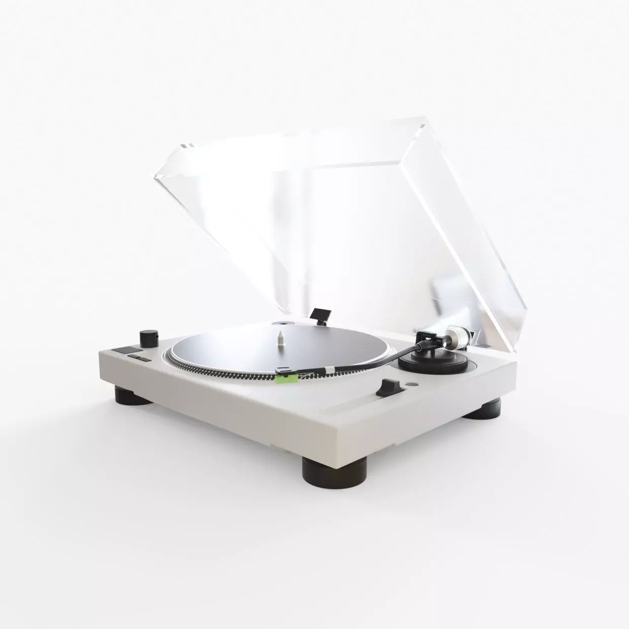 AUDIO TECHNICA - Record Player 3D model_0