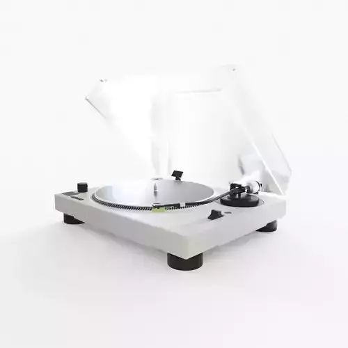 AUDIO TECHNICA - Record Player 3D model AUDIO TECHNICA - Record Player 3D model