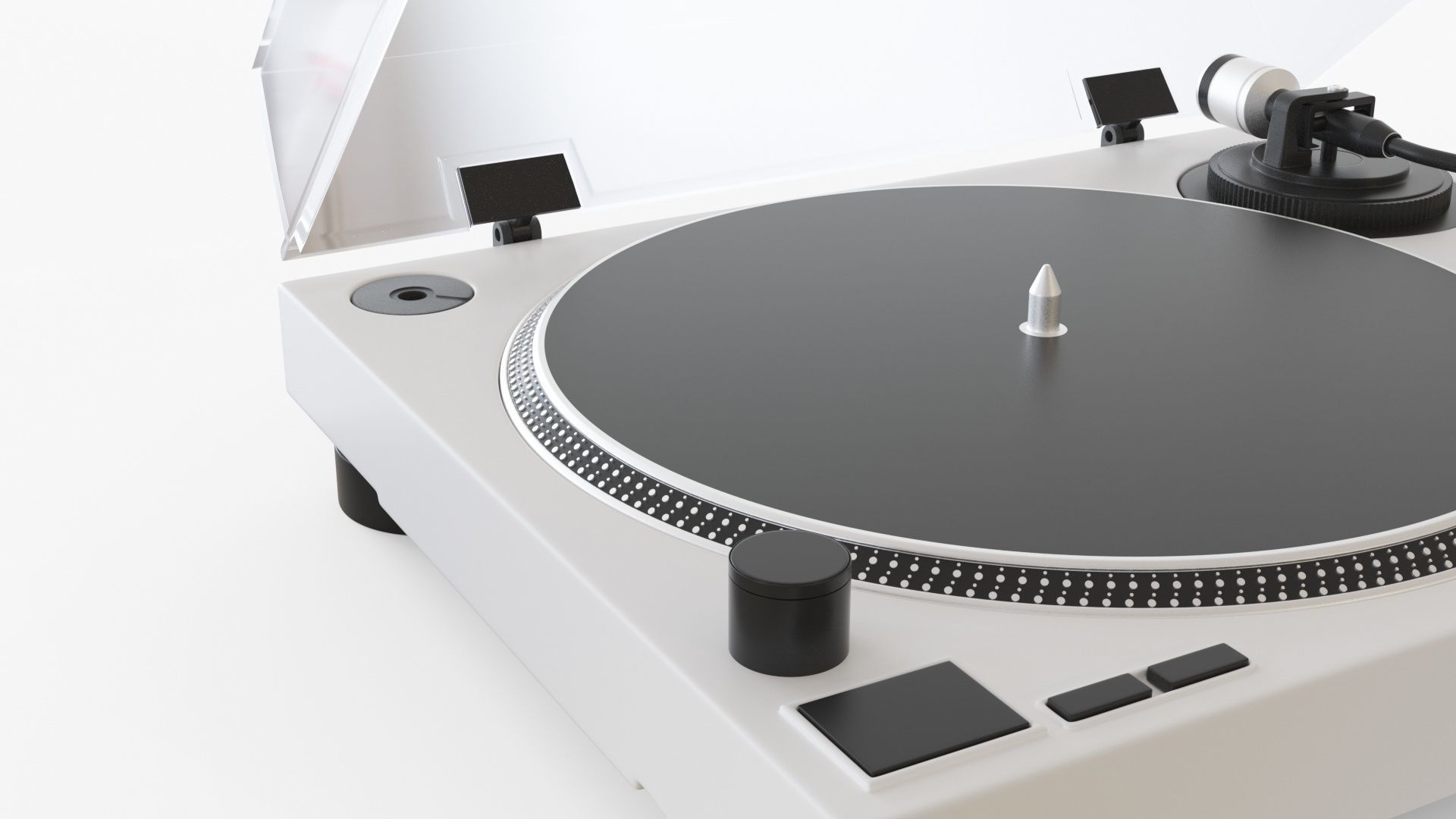 AUDIO TECHNICA - Record Player 3D model_5