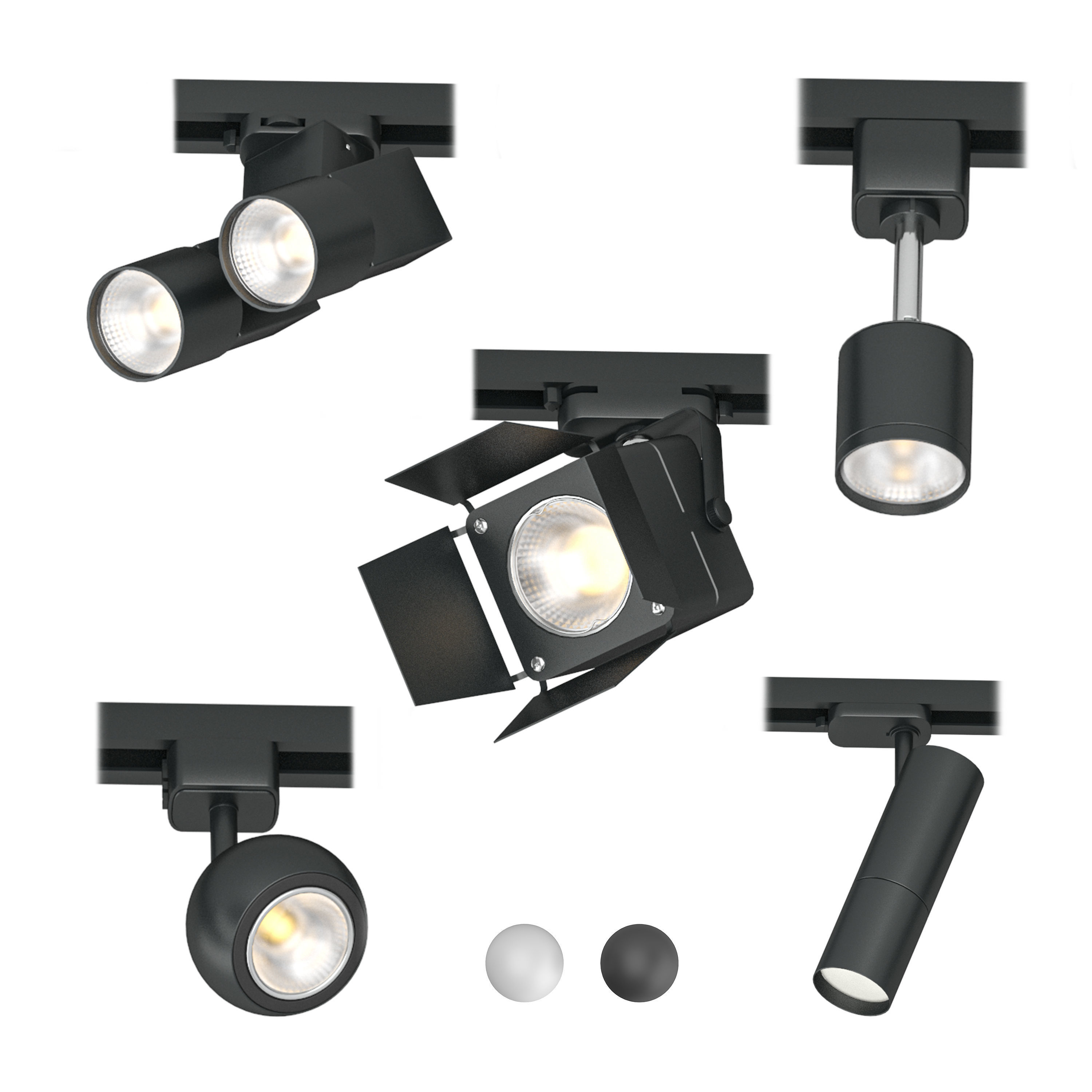 Track lights 3D model_0