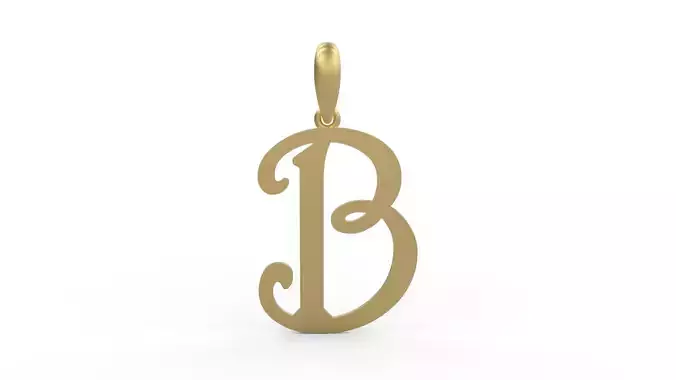 Initial Letters Pendant Harrington B