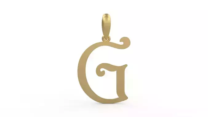 Initial Letters Pendant Harrington G