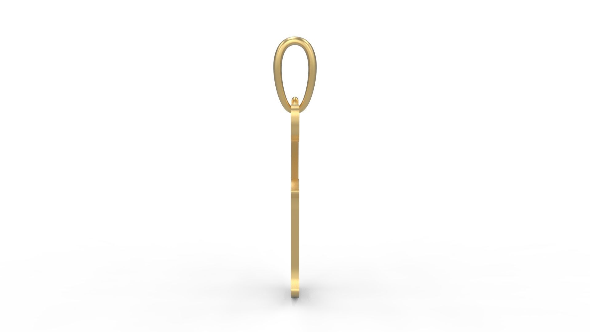 Initial Letters Pendant Harrington G 3D print model_2