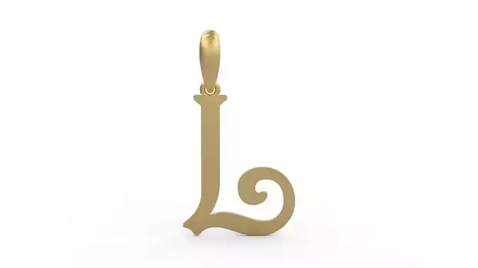 Initial Letters Pendant Harrington L