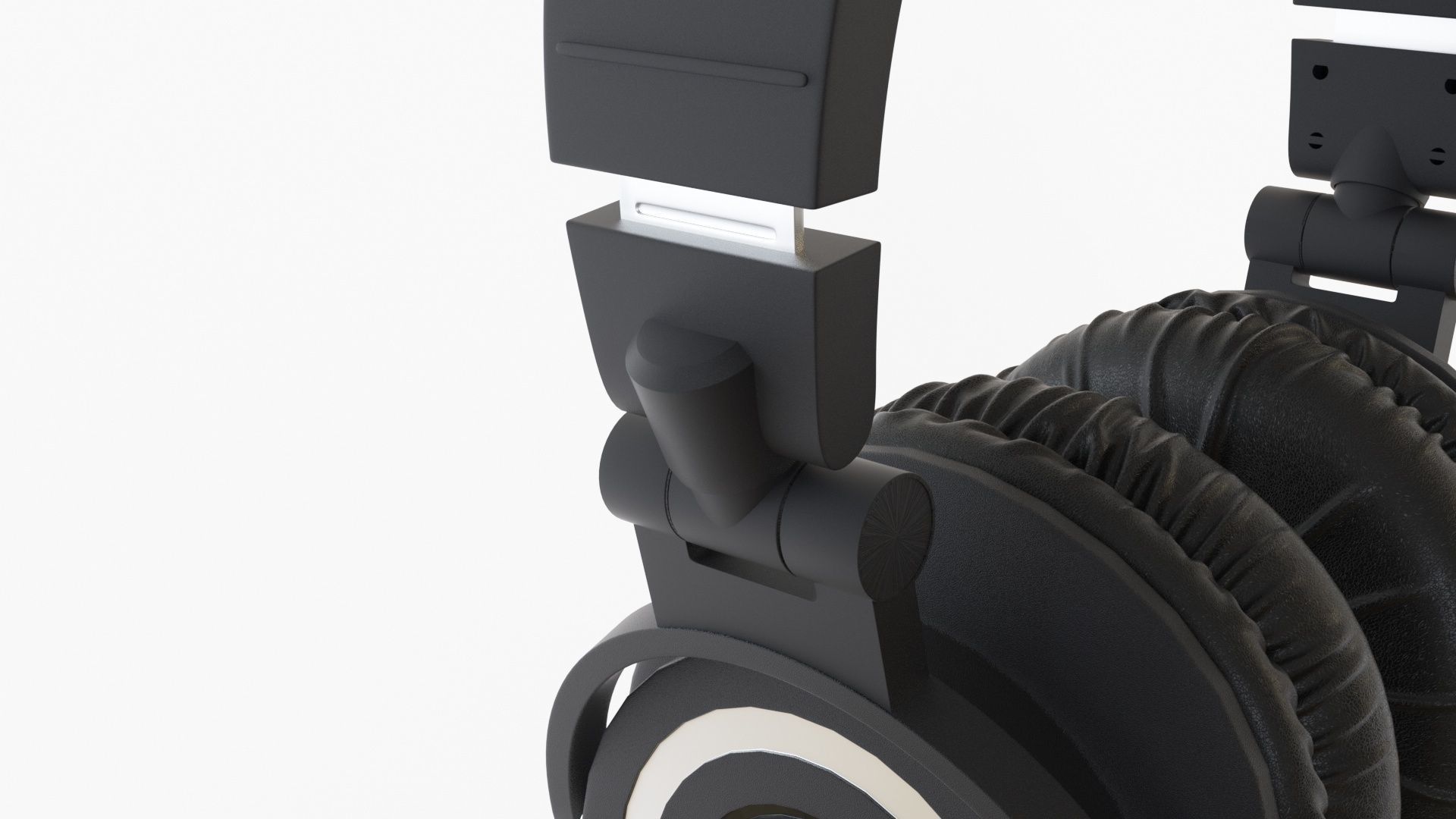 AUDIO TECHNICA - Headphones 3D model_1