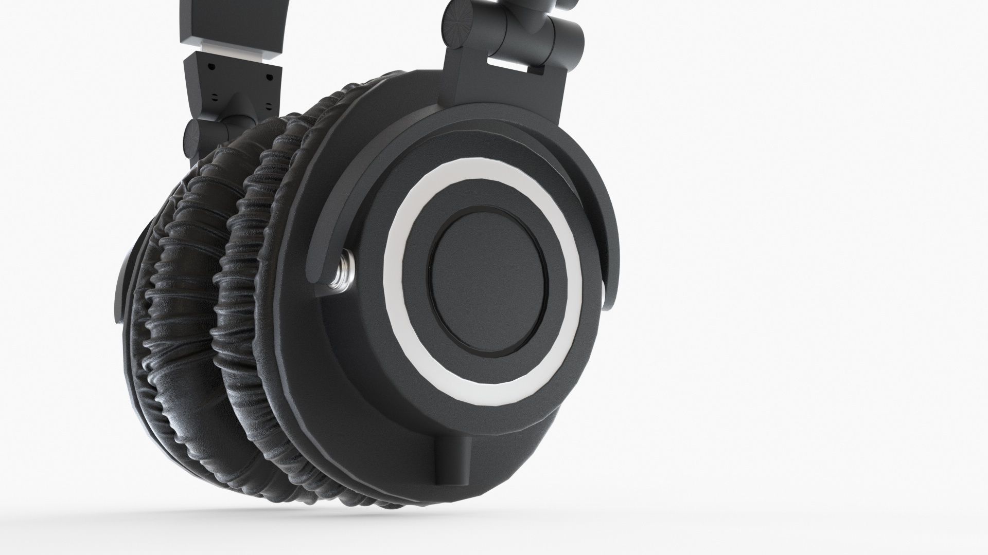 AUDIO TECHNICA - Headphones 3D model_2